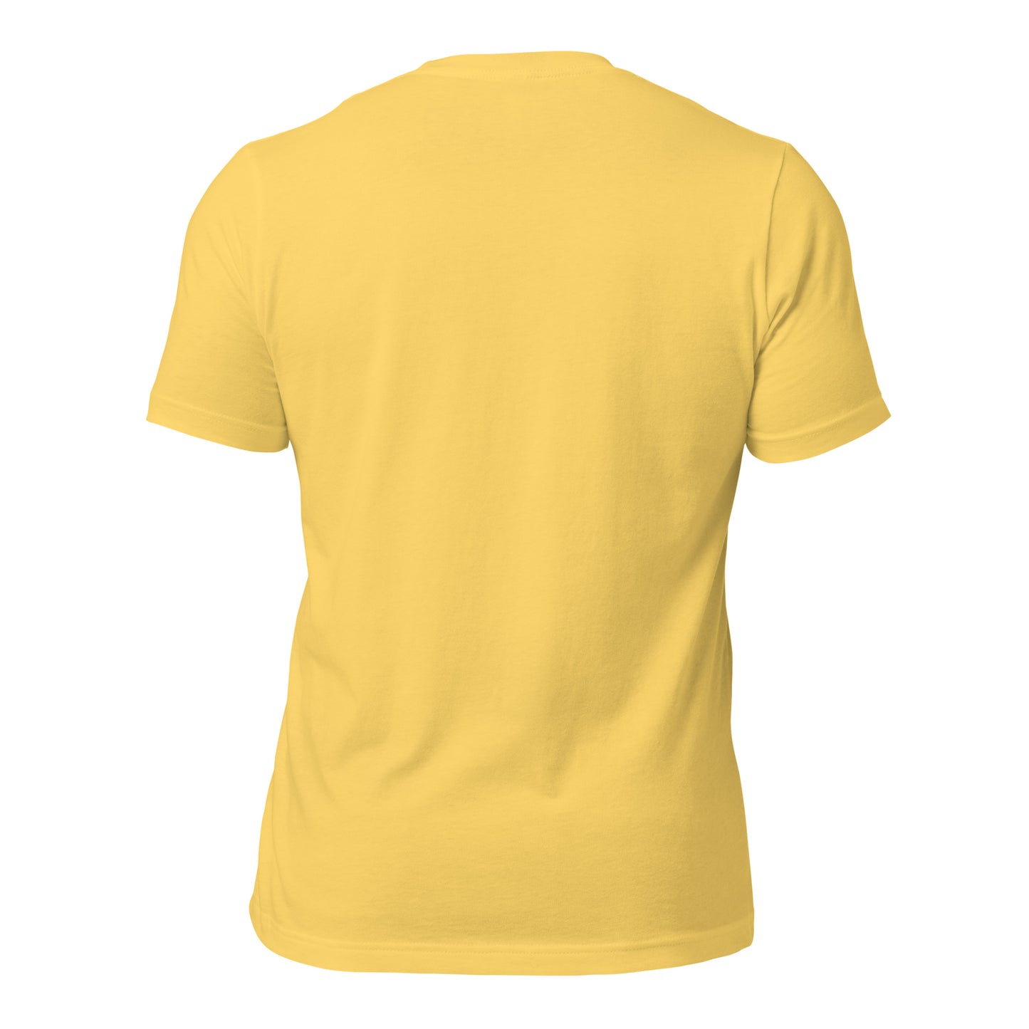 Back view yellow shirt